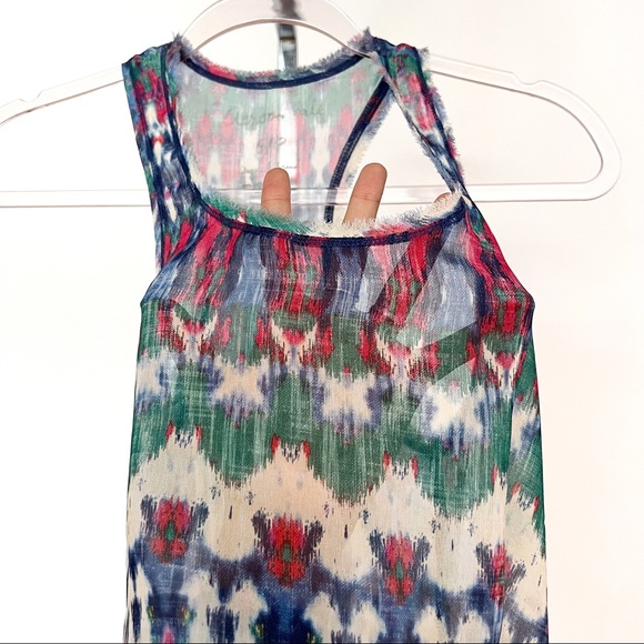 Aeropostale Tank Top • Sz Small P • Sheer, Flowy • Multicolor - Picture 4 of 7